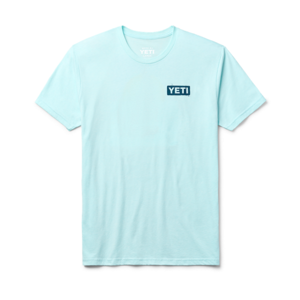 Light Blue Yeti Sunset Sails Short Sleeve T-Shirt Short Sleeve T-Shirt | TGNWYS-052