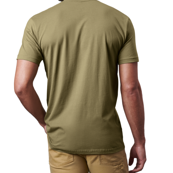 Military Green Yeti Logo Badge Duck Camo Short Sleeve T-Shirt Short Sleeve T-Shirt | PBSEOU-531