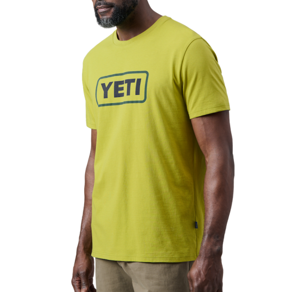 Moss Yeti Badge Logo Short Sleeve T-Shirt Short Sleeve T-Shirt | WKMLAG-784