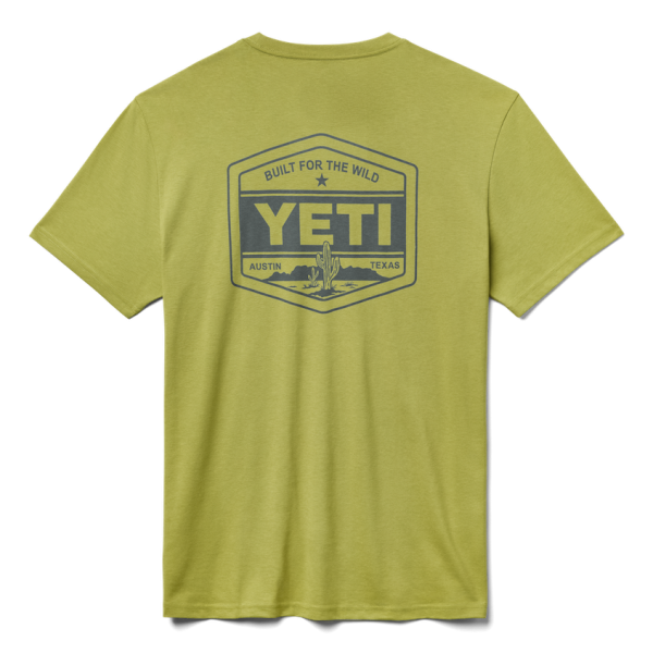 Moss Yeti Built for the Wild Short Sleeve Tee Short Sleeve T-Shirt | CTJZAV-120