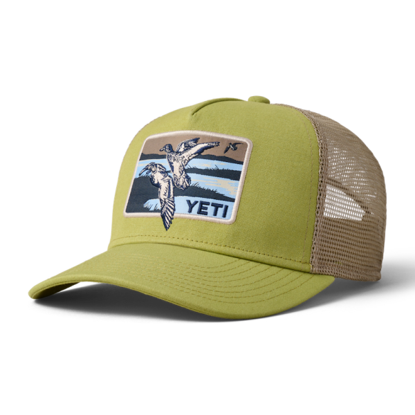 Moss Yeti Duck Scene Trucker Hat Hats | VMCRHO-149