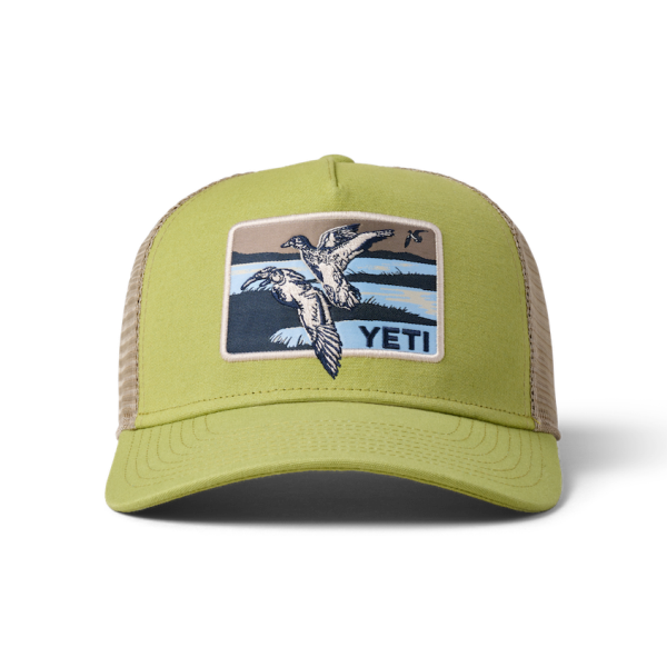 Moss Yeti Duck Scene Trucker Hat Hats | VMCRHO-149