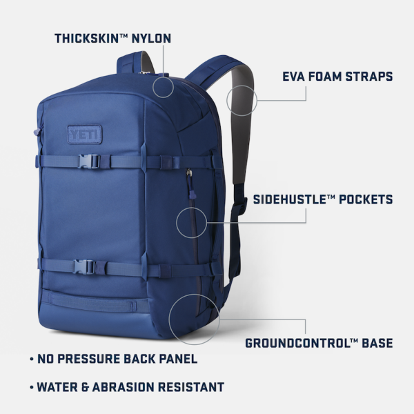 Navy Yeti Crossroads 35L Backpack Backpacks | PGIRZN-384