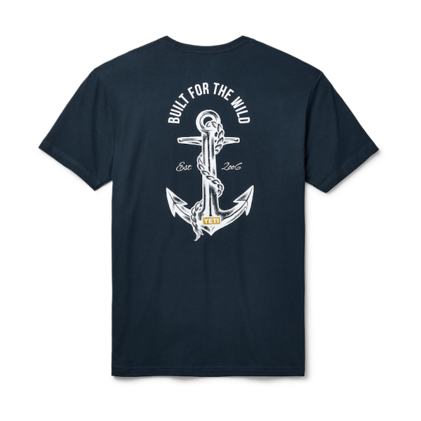 Navy Yeti Open Seas Short Sleeve T-Shirt Short Sleeve T-Shirt | YVZTGH-312