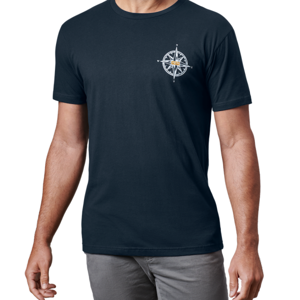 Navy Yeti Open Seas Short Sleeve T-Shirt Short Sleeve T-Shirt | YVZTGH-312