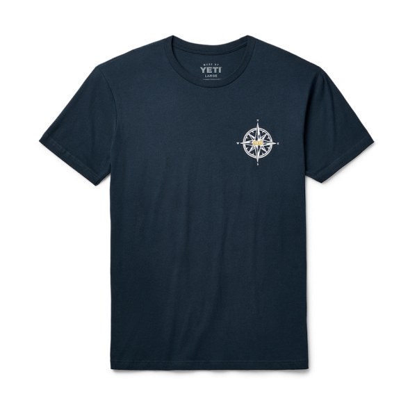 Navy Yeti Open Seas Short Sleeve T-Shirt Short Sleeve T-Shirt | YVZTGH-312