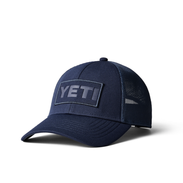 Navy Yeti Patch On Patch Trucker Hat Hats | JARYTB-208