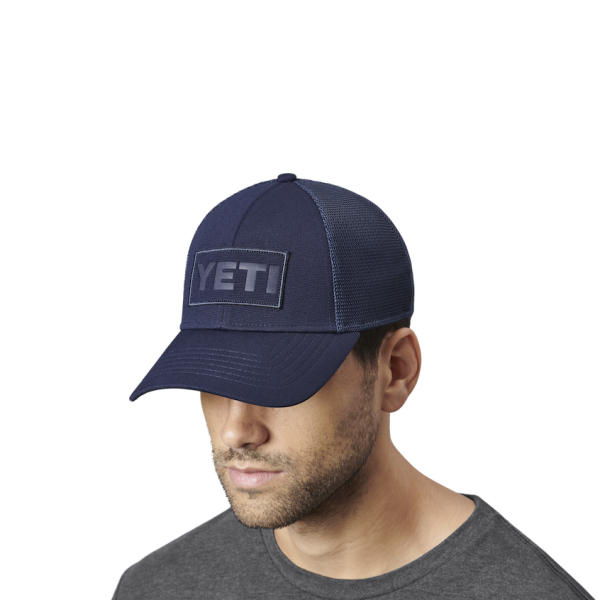 Navy Yeti Patch On Patch Trucker Hat Hats | JARYTB-208