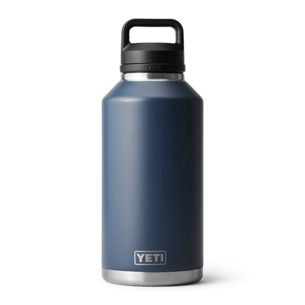 Navy Yeti Rambler 64 oz Water Bottle Water Bottles & Jugs | VYECAD-754