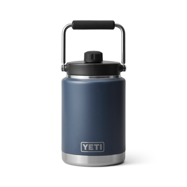 Navy Yeti Rambler Half Gallon Water Jug Water Bottles & Jugs | DVENRP-635