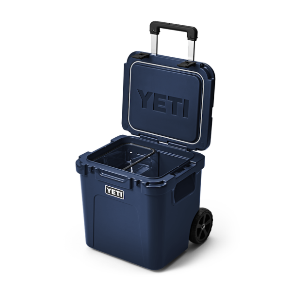 Navy Yeti Roadie 48 Wheeled Cooler Wheeled Coolers | INADEJ-351