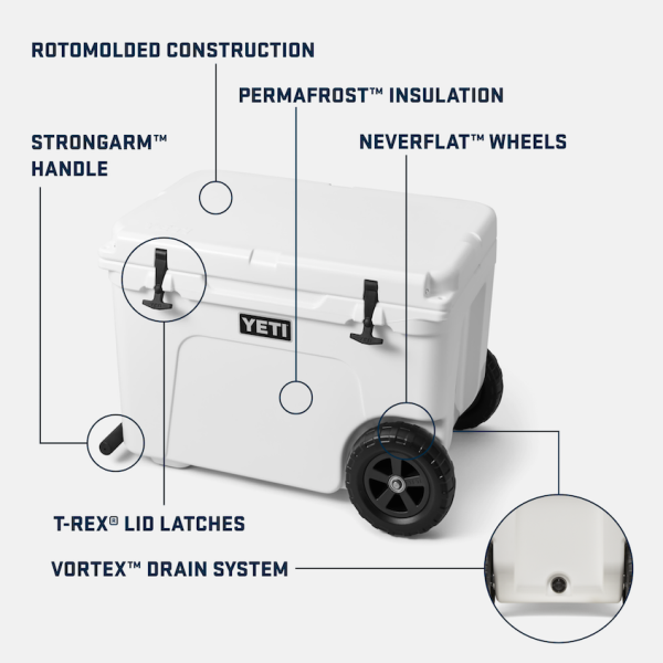 Navy Yeti Tundra Haul Wheeled Cooler Wheeled Coolers | QPDUHL-125