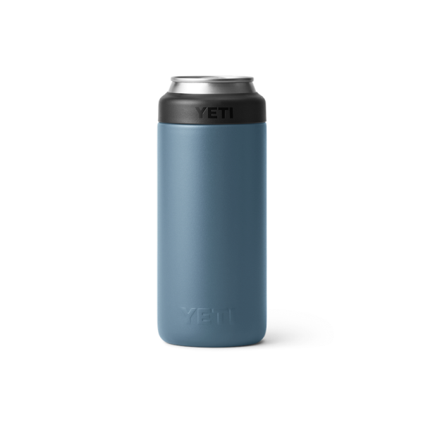 Nordic Blue Yeti Rambler 12 oz Colster Slim Can Cooler Beer & Barware | YIJTMQ-674