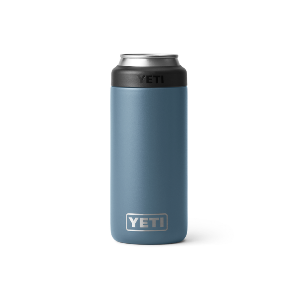 Nordic Blue Yeti Rambler 12 oz Colster Slim Can Cooler Beer & Barware | YIJTMQ-674