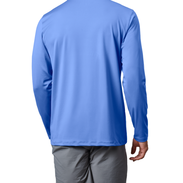 Offshore Blue Yeti Pocket Long Sleeve Sunshirt Sunshirts | XURWMT-605