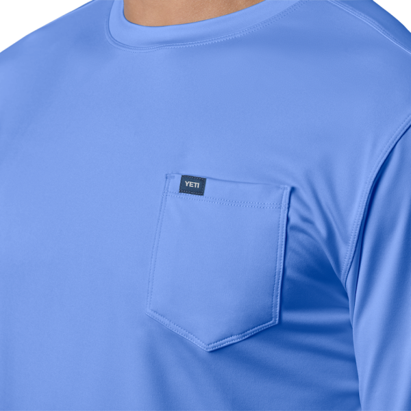 Offshore Blue Yeti Pocket Long Sleeve Sunshirt Sunshirts | XURWMT-605