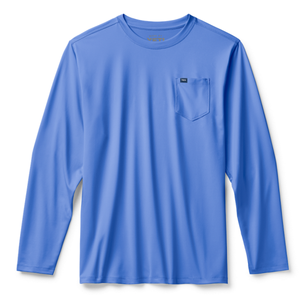 Offshore Blue Yeti Pocket Long Sleeve Sunshirt Sunshirts | XURWMT-605