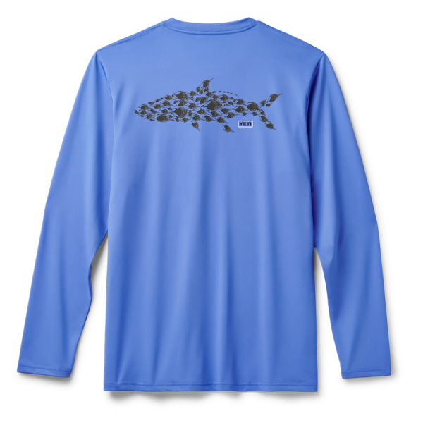 Offshore Blue Yeti Tarpon Long Sleeve Sunshirt Sunshirts | MQLAWH-639