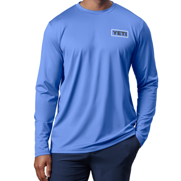 Offshore Blue Yeti Tarpon Long Sleeve Sunshirt Sunshirts | MQLAWH-639