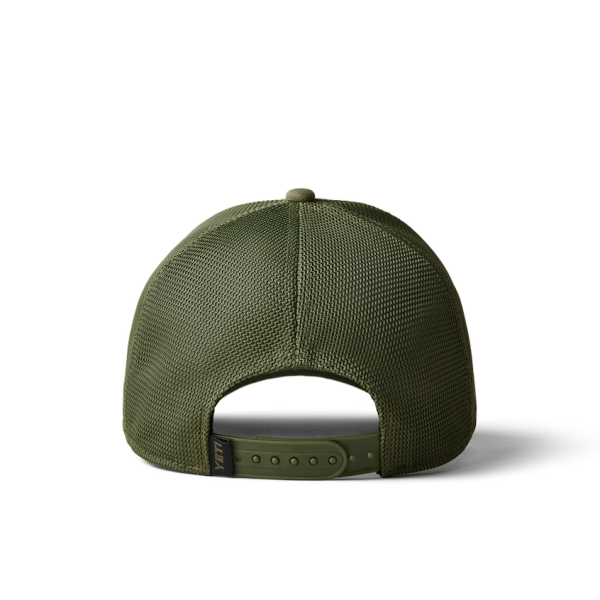 Olive Green Yeti Patch On Patch Trucker Hat Hats | QFWJDI-978