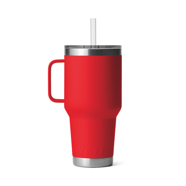 Rescue Red Yeti Rambler 35 oz Mug Straw Drinkware | ESRLYV-730