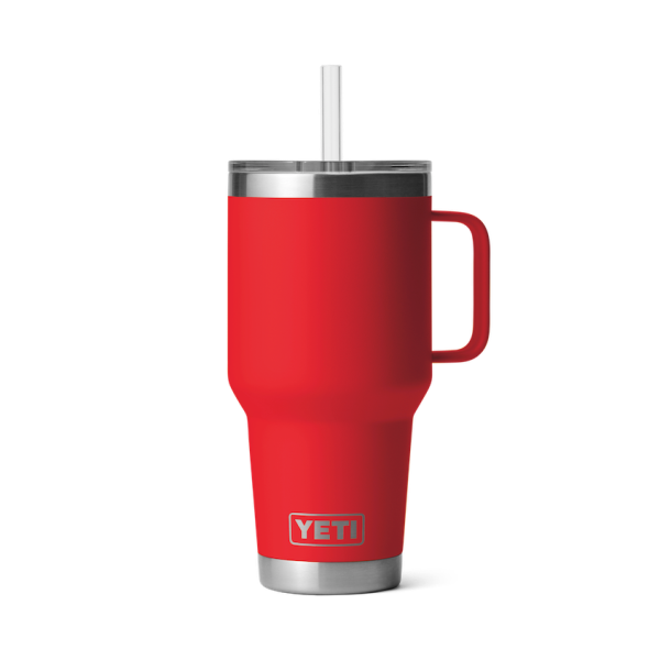 Rescue Red Yeti Rambler 35 oz Mug Straw Drinkware | ESRLYV-730