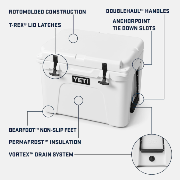 Rescue Red Yeti Tundra 35 Hard Cooler Hard Coolers | UHLCFT-472