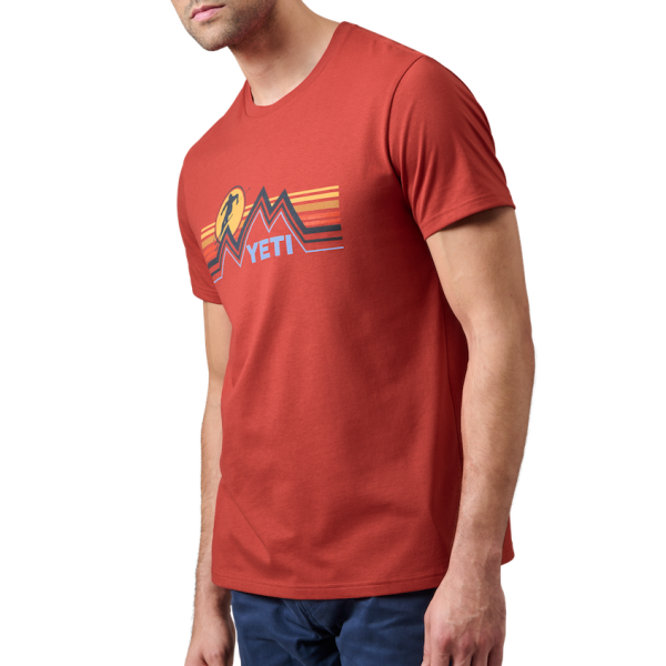 Rust Yeti Freestyle Skier Short Sleeve T-Shirt Short Sleeve T-Shirt | WUAFRH-125