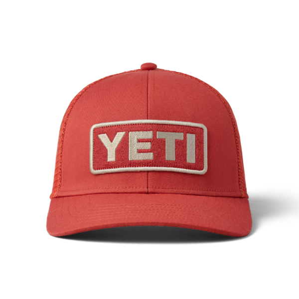 Rust Yeti Low-Pro Logo Badge Trucker Hat Hats | YEBJFX-936