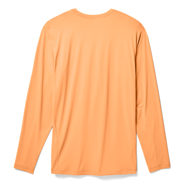 Salmon Yeti Crew Neck Long Sleeve Sunshirt Sunshirts | ATMZDP-846