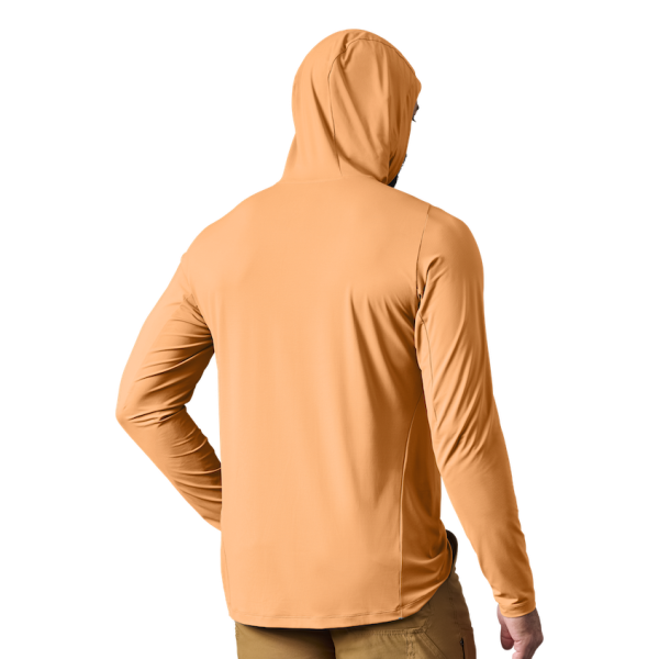 Salmon Yeti Hooded Long Sleeve Sunshirt Sunshirts | OKULAG-038