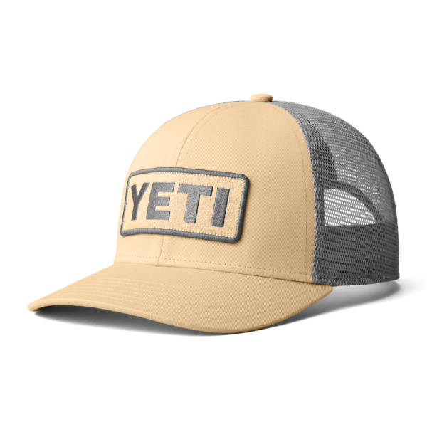 Salmon Yeti Logo Badge Trucker Hat Hats | RTUEJO-096