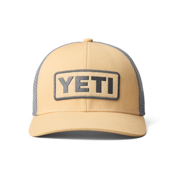 Salmon Yeti Logo Badge Trucker Hat Hats | RTUEJO-096