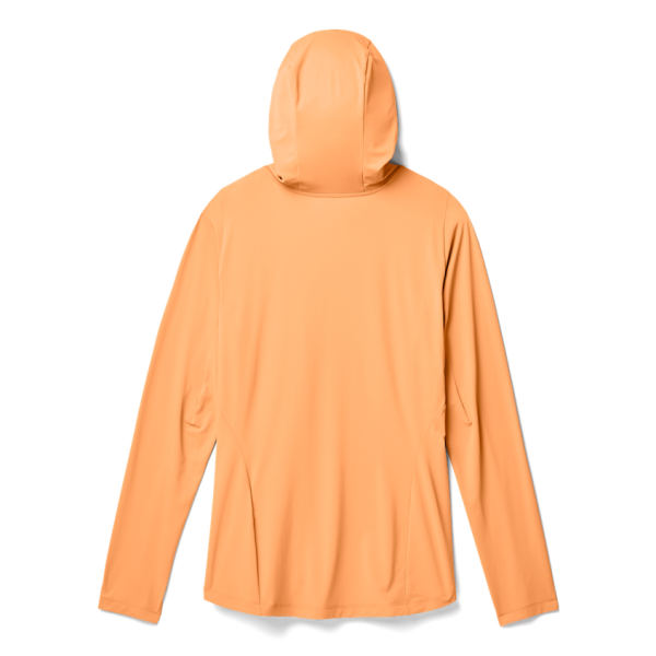 Salmon Yeti Women's Hooded Long Sleeve Sunshirt Sunshirts | VMFOYG-098