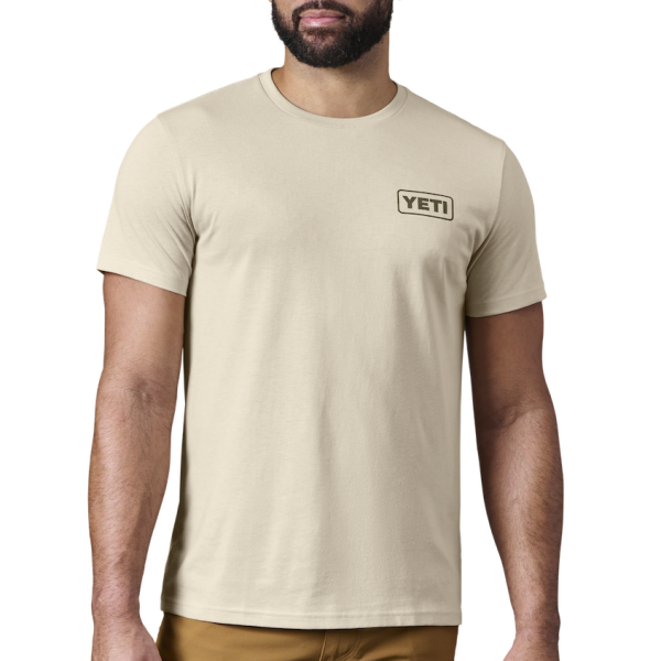 Sand Yeti Built for the Wild Turkey Feather Short Sleeve Tee Short Sleeve T-Shirt | AFWJTV-493