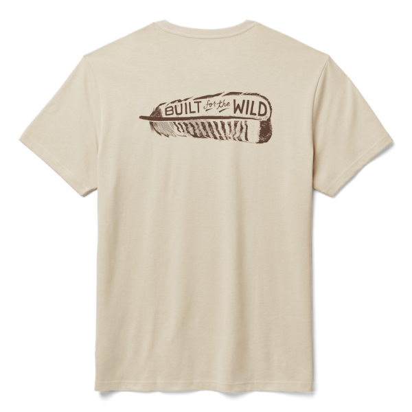 Sand Yeti Built for the Wild Turkey Feather Short Sleeve Tee Short Sleeve T-Shirt | AFWJTV-493