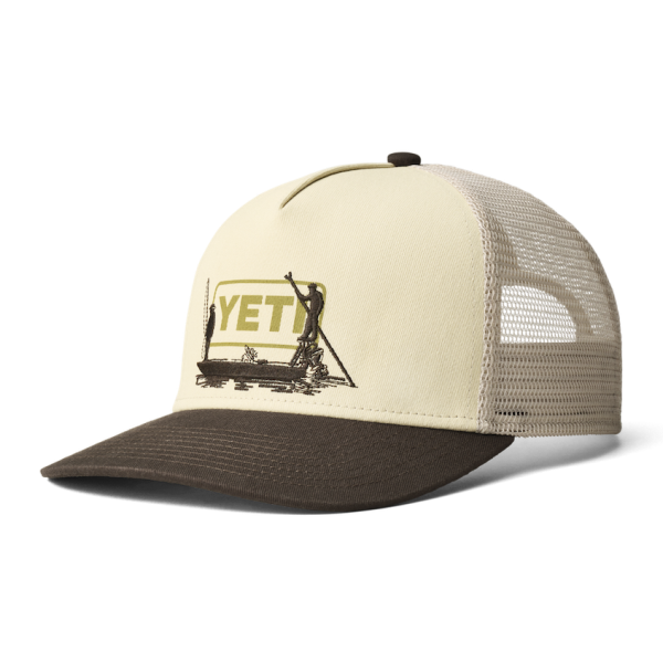 Sand Yeti Skiff Trucker Hat Hats | VFGUYM-603