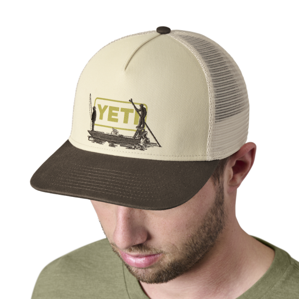 Sand Yeti Skiff Trucker Hat Hats | VFGUYM-603