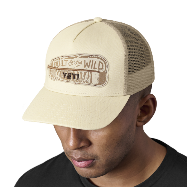 Sand Yeti Turkey Feather Trucker Hat Hats | NRJXWV-249