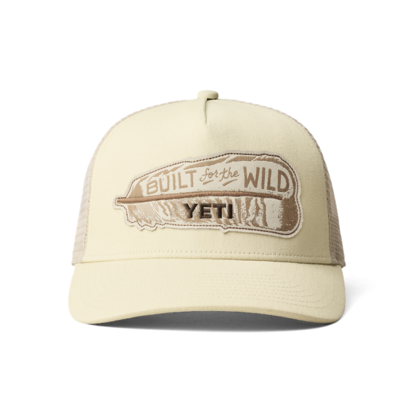 Sand Yeti Turkey Feather Trucker Hat Hats | NRJXWV-249