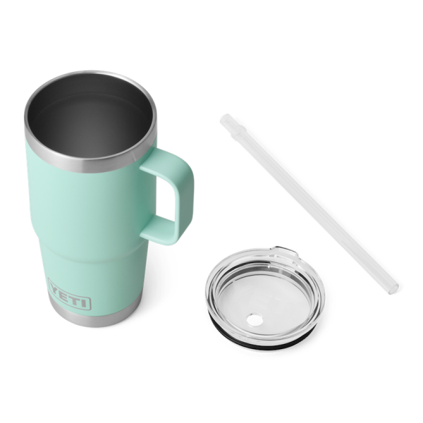 Seafoam Yeti Rambler 25 oz Mug Straw Drinkware | LQIUAS-187