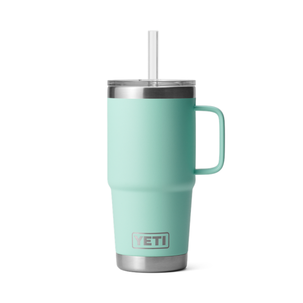 Seafoam Yeti Rambler 25 oz Mug Straw Drinkware | LQIUAS-187