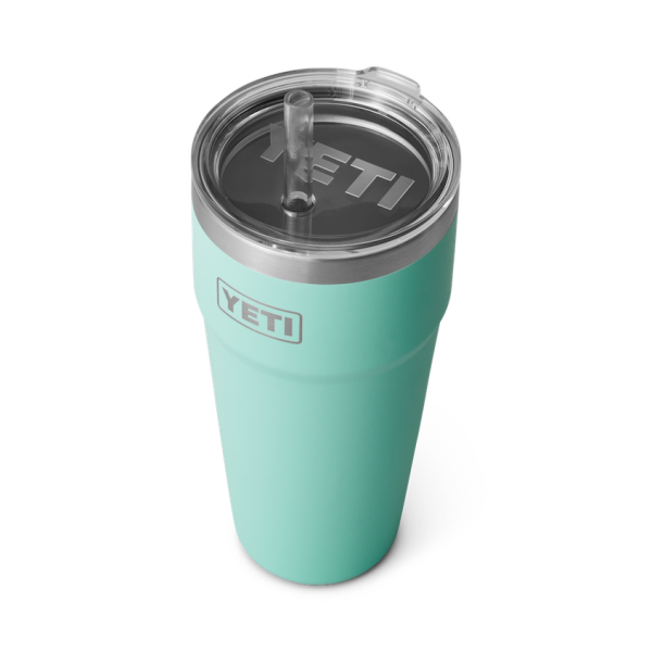 Seafoam Yeti Rambler 26 oz Stackable Cup Straw Drinkware | GNTRSE-857