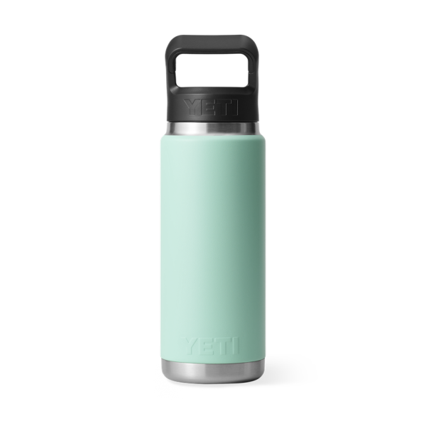 Seafoam Yeti Rambler 26 oz Water Bottle Straw Drinkware | UEBDJO-436