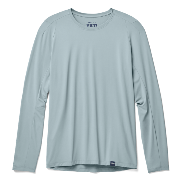 Stone Blue Yeti Crew Neck Long Sleeve Sunshirt Sunshirts | PKFWYN-047