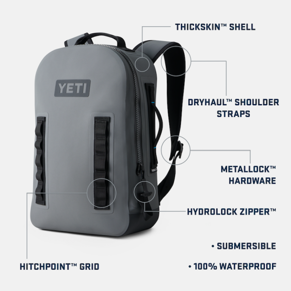 Storm Gray Yeti Panga 28L Waterproof Backpack Waterproof Bags | YEQBKR-489