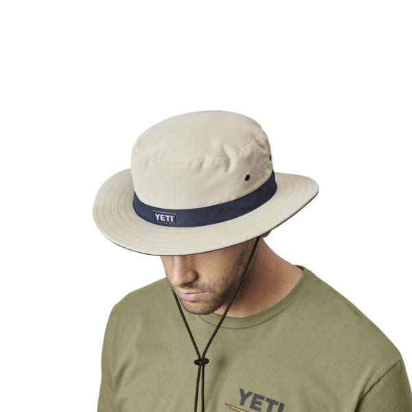 Tan/Navy Yeti Boonie HAT Hats | KJEZGI-697