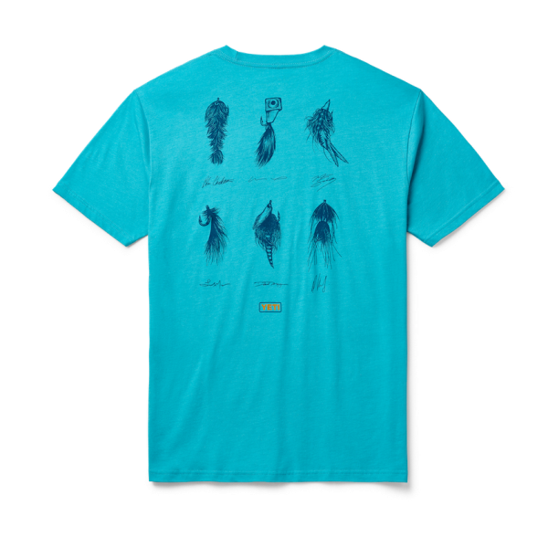 Teal Yeti Ambassador Flies Short Sleeve T-Shirt Short Sleeve T-Shirt | HQVNOJ-348