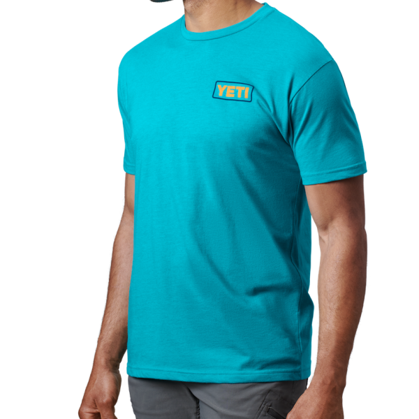 Teal Yeti Ambassador Flies Short Sleeve T-Shirt Short Sleeve T-Shirt | HQVNOJ-348