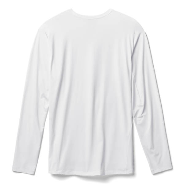 White Yeti Crew Neck Long Sleeve Sunshirt Sunshirts | NCVGXS-287